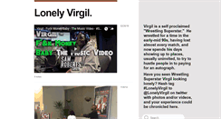 Desktop Screenshot of lonelyvirgil.net